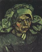 Head of a Peasant Woman with White Cap (nn04) Vincent Van Gogh